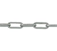 Bobine chaîne soudée droite maille longue 25 m - ø5 mm