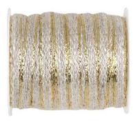 bobine cordon avec lisière or 6 mm x 5 m - chalayer 000514600060033 Jaune