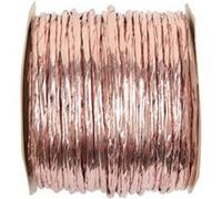 Santex Bobine de cordon armé métallisé 2 mm x 20 m – Or rose