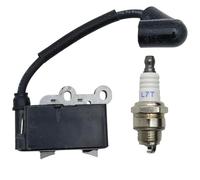 Bobine d'allumage 291337001 Compatible avec Les Moteurs RY251PH, RY252CS, RY253SS et RY254BC (25 cm³ et 25,4 cm³) avec Bougie d'allumage