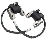 Bobine d'allumage 592846 - Module d'allumage compatible avec Briggs & Stratton 691060 592846 799651 499447 pour moteur Intek V-Twin 18-22HP - 2 bobines d'allumage OEM 592846