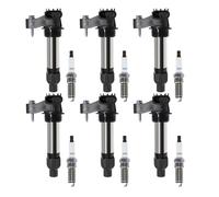 Bobine D'allumage 6 Pièces Pour Saturn Pour Outlook 3.6L-V6 2007-2008 2010 Ensemble Bobines D'allumage 12632479 UF569