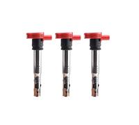 Bobine d'allumage auto (1/2/3/4 pièces). Compatible avec Jetta, Golf, Passat, Tiguan, CC. /Compatible avec Audi A3/4/5/6/7/8, TT, Q3/5, R8.(3pcs)