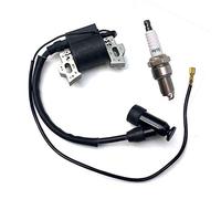 Bobine d'allumage avec bougie d'allumage pour tondeuse à gazon à essence Einhell Royal N-BM 46 S-SE/BG-PM 46 / GH-PM 46 / RPM 46/1S-SE