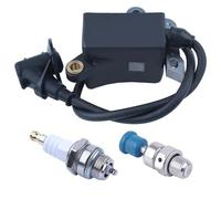 Bobine d'allumage avec Valve de décompression, bougie d'allumage for remplacement de scie à découper à 3 boulons TS400 TS460