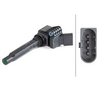 Hella Bobine d'allumage Bobine crayon 5DA 358 057-521 pour Audi, Cupra, Seat, Skoda