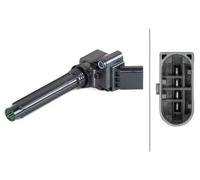 Hella Bobine d'allumage 5DA358057-561 Bobine crayon 4 pôles vissée
