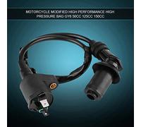 Bobine d'Allumage, Bobine d'allumage bougie d'allumages Moteur, Prise de Bobines d'Allumages, pour GY6 50 125 150 CC moto, scooter, cyclomoteur, kart (noir)