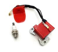 Bobine D'Allumage Bobine D'allumage Pour 43cc 47cc 49cc Pour Mini Pocket Dirt Bike Pour ATV Moteur 2 Temps Pièce Détachée Pour L7T Pour Bougie D'allumage(Spark Plug and Coil)