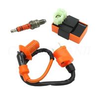 Bobine D'allumage Bobine D'allumage Pour Moto GY6 50cc Pour 125cc 150cc Course AC CDI Cyclomoteur Scooter Quad Buggy Pit Bike Stator Bobine D'allumage(Orang a set)