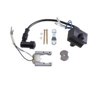 Bobine D'allumage Bobine D'allumage Stator Magnéto CDI pour Moteur 49cc 60cc 66cc 80cc Accessoires Vélo Motorisé À 2 Temps Bougie D'Allumage(C)