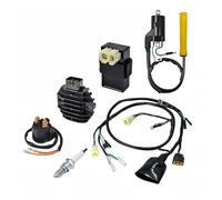 Bobine d'allumage CDI Kit d'allumage CDI avec câble, Bobine d'allumage et Relais redresseur pour Moto Sportrax 400 TRX400EX 2x4 1999-2004