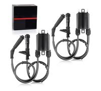 Bobine d'allumage CDI Lot De 2 Bobines D'allumage Et Capuchon D'allumage pour Shadow VLX 600 VT600 1988-2007 Module D'allumage CDI pour Moto Boîte CDI