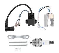 Bobine d'Allumage CDI Magnéto pour Vélo Motorisé, Module d'Allumage Électronique avec Bougie