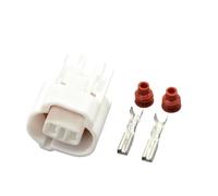 Bobine D'Allumage Compatible Avec 1/10Kits 2.0mm 2 Broches/voie Injecteur Automatique Femelle Mâle Connecteur Prise 11156 6189-0031 90910-12276 DJ7023-2-21(White,1Set)