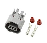 Bobine D'Allumage Compatible Avec 1/10Kits 2.0mm 2 Broches/voie Injecteur Automatique Femelle Mâle Connecteur Prise 11156 6189-0031 90910-12276 DJ7023-2-21(Gray,1Set)