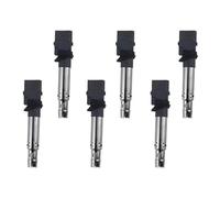 Bobine d'Allumage Compatible Avec A3 Q7 TT Le Pack De Bobines D'allumage À Démarrage Droit Pour Voiture 022905715B UF53(6pcs)
