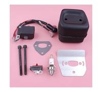 Bobine d'allumage compatible avec les modèles 136, 137, 141, 36, 41, joint de boulon, plaque refroidissement, interrupteur d'arrêt, pièce rechange for tronçonneuse