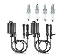 Bobine d'allumage contacteur d'allumage Bloc Bobine d'allumage Capuchon de Bougie pour Shadow ACE Aero Spirit 750 VT750 C DC CD (1998-2019)