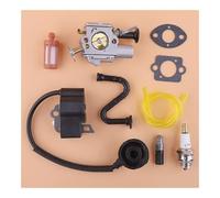 Bobine d'allumage de carburateur Compatible avec MS271 MS291 MS 271 291 Kit de Joint de Bougie d'allumage for Filtre à Carburant et tronçonneuse Accessoires