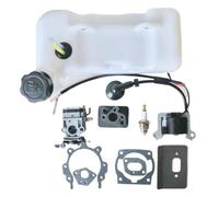 Bobine d'allumage de carburateur et réservoir de carburant compatibles, Compatible avec 43CC 52CC 47CC 40-5 CG430 CG520 1E40F-5 40F-5 TL43, réservoir à bouche moyenne