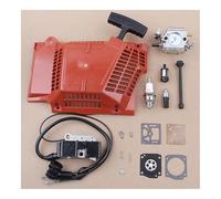 Bobine d'allumage de démarreur à Rappel de carburateur, Compatible avec Les tronçonneuses 362, 365, 371, 372 et 372XP, kit de réparation de carburateur