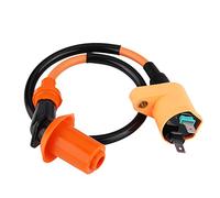 Bobine D'allumage de Moto, Capuchon de Bougie D'allumage de Bobine D'allumage de Scooter pour GY6 50CC 125CC 150CC ATV Scooter Moteur Cyclomoteur Dirt Bike Go Kart (Orange)