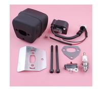 Bobine d'allumage et Silencieux d'échappement for tronçonneuse 136 137 141 36 41, Joint de Boulon, Plaque de Refroidissement, Interrupteur d'arrêt, pièce de Rechange