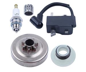Bobine d'allumage Gubeter .325 "Kit de tambour d'embrayage, pour tronçonneuse Husqvarna 435 440 440E 445 450 450E, 573935701, 573 93 57 01, 503931801, 503 93 18 01, 578097901, 578 09 01