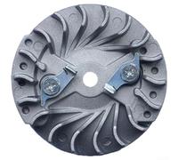 Bobine d'allumage haute pression avec volant d'inertie magnétique pour tronçonneuse 25 cc ou scie à une main de 30,5 cm, design en métal robuste, couleur noire (B)