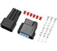 Bobine D'Allumage Haute Tension Pour Honda Accord Civic / Connecteur De Terminal Mâle Femelle Intérieur / Série En Plastique Étanche De 2Mm / 1 Ensemble Noir 3 Broches
