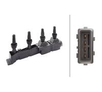 Bobine d'allumage HELLA 5DA 193 175-731 pour CITROEN C4 I (LC_) 1.6 2004-2011