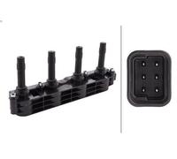 Bobine d'allumage HELLA 5DA 358 000-871 OPEL COMBO Tour 1.6 2005-2011