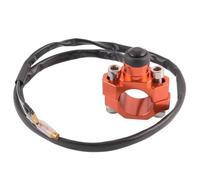 Bobine D'allumage Interrupteur D'arrêt Et Démarrage Universel CNC Moto Pour YZF WRF CRF EXC XCF 125 250 Avec Barre De Serrage Rotative Stator Bobine D'allumage(Orange)