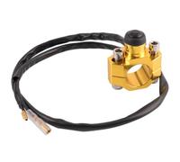 Bobine D'allumage Interrupteur D'arrêt Et Démarrage Universel CNC Moto Pour YZF WRF CRF EXC XCF 125 250 Avec Barre De Serrage Rotative Bobine Allumage(Jaune)