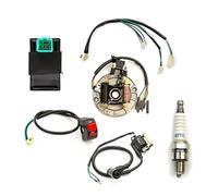 Bobine d'allumage Kit de câblage stator pour Pit Bike 110cc, 125cc, 140cc, interrupteur marche/arrêt, bobine, prise CDI