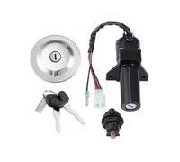 Bobine Dallumage Moto Kit Verrouillage Clé Carburant Moto Ensemble Capuchons Contacteur D'allumage Démarrage 4 Fils Pour Pour YBR 125