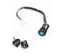 Bobine Dallumage Moto Système D'allumage Moto Interrupteur Démarrage Électrique Bobine Verrouillage Clé Ensemble Pour Pit Dirt Bike Pour ATV Scooter Moto Pièces Rechange(Black56mm)