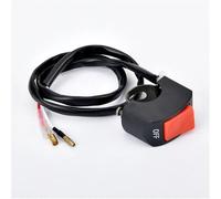 Bobine D'allumage Pour ATV Vélo Électronique Scooter Moto Interrupteur Moto Bouton Poussoir 22mm 12V Bouton Marche/arrêt Connecteur Interrupteur Guidon