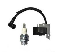 Bobine d'allumage pour débroussailleuse à gaz pour Partner pour Snapper 545189701 433b pour Cabrio 433l Accessoire de tondeuse à gazon Module haute tension Dispositif de démarrage du moteur