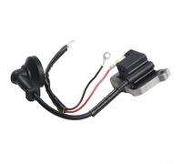 Bobine d'allumage pour tronçonneuse, débroussailleuse, tondeuse, moteur 2 temps, centres de 52 mm, pièce de rechange compatible avec divers appareils électriques pour extérieur Connecteur bougie