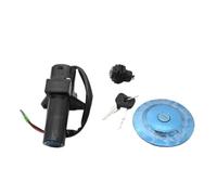 Bobine D'allumage Pour YBR 125 Pour YBR125 Kit Remplacement Bouton Verrouillage Contacteur D'allumage Bouchon Réservoir Carburant Moto Scooter(4Pin)