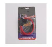 Bobine d'allumage sport Bobine d'allumage universelle pour moto, bougie, câble d'alimentation en iridium pour tout-terrain, kart, VTT, scooter, cyclomoteur(Red)