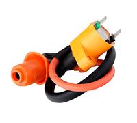 Bobine d'allumage Tuning compatible avec Sym Jet 4 50, Joyride 125, 150, 200, Mio 50, Orbit 50, Tonik 50, X-Pro 50, Tauris Brio 50, Brisa 50 (2 broches, 2T/4T)