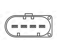 Bobine d'allumage Version de raccord SAE BAEA012E CHAMPION pour PORSCHE CAYENNE