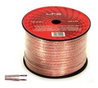 TRANSPARENT SPEAKER CABLE 2x0,75mm² HQ 100m