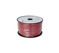 Bobine de 100M - Câble haut-parleur 2 x 1,5 mm² - Rouge/Noir - Ibiza Sound CHP1.5RN