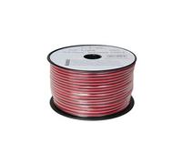 Bobine de 100M - Câble haut-parleur 2 x 2,5 mm² - Rouge/Noir - Ibiza Sound CHP2.5RN G