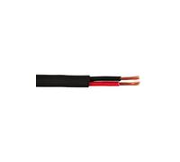 Bobine de 100M - Câble haut-parleur rond 2 x 2,5 mm² - Noir - Ibiza Sound CHP2.5ND