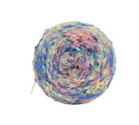 Bobine de 3 fils de laine fine, 50 g/pièce, gouttes d'eau, or et argent, for tricot, pull, écharpe, chapeau(Color-01)